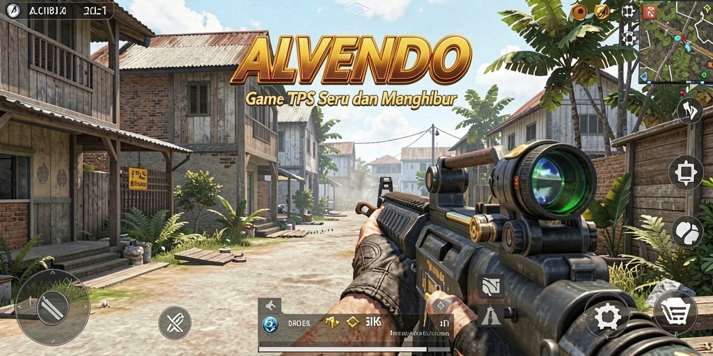 Gameplay seru ALVENDO yang penuh aksi dan strategi.