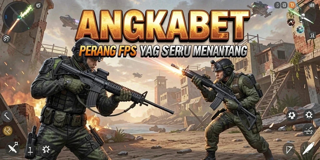 Tangkapan layar gameplay seru ANGKABET yang penuh aksi FPS.