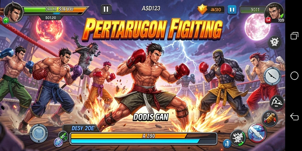 Gameplay seru dengan pertarungan karakter unik di ASD123.