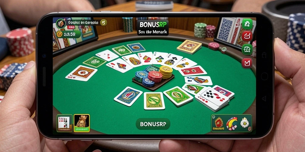 Tampilan screenshot dari game Gaple yang menarik dan interaktif.