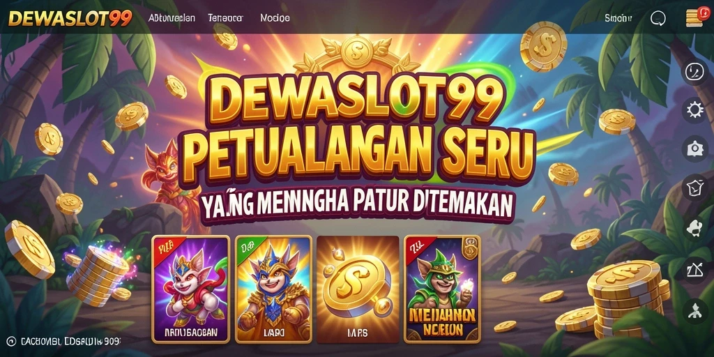 Gameplay seru DEWASLOT99 saat menjelajahi dunia petualangan.
