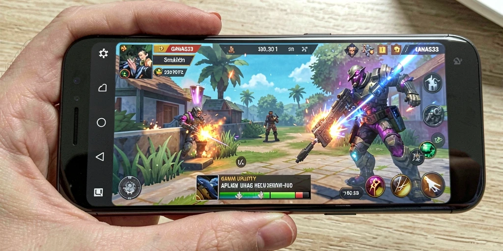 Screenshot utama GANAS33 menunjukkan antarmuka aplikasi Utility yang user-friendly.
