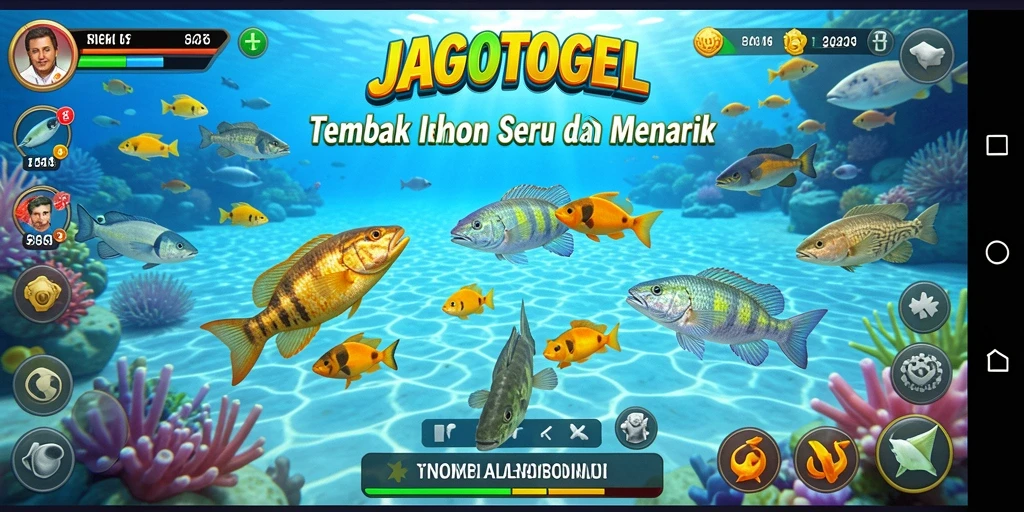 Screenshot gameplay Tembak Ikan JAGOTOGEL yang menarik.
