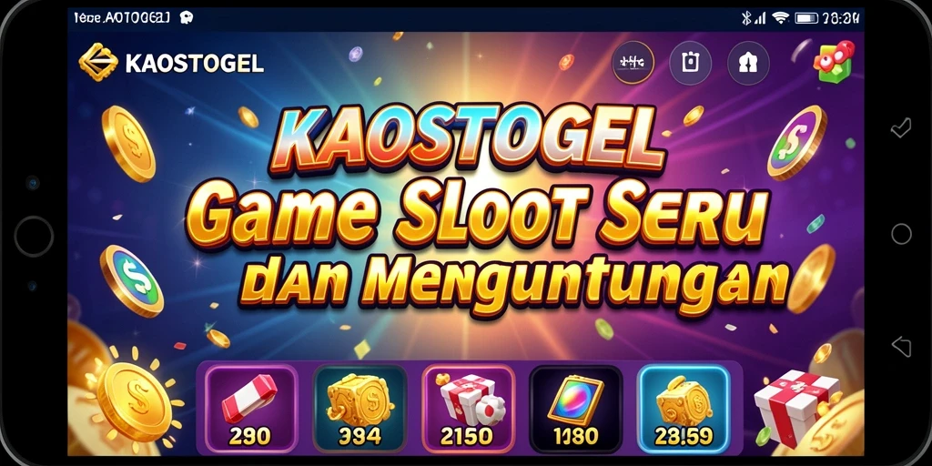 Screenshot KAOSTOGEL menunjukkan gameplay Slot yang menarik dan penuh aksi.