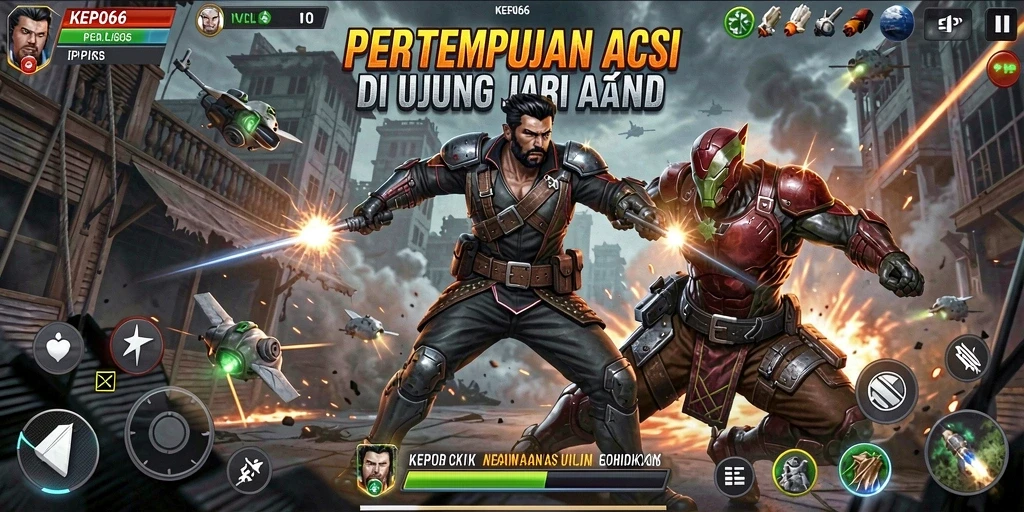 Tampilan gameplay seru dan mendebarkan dari KEPO66.
