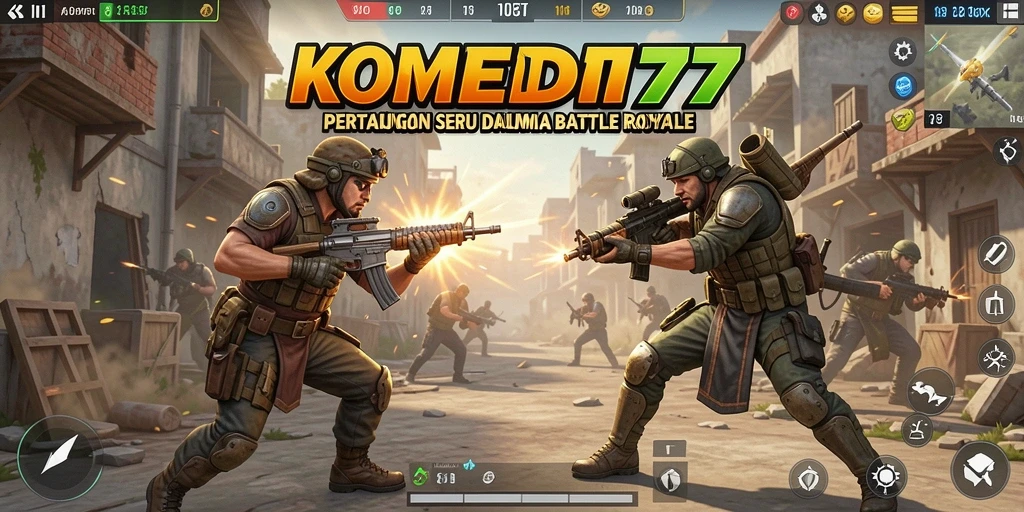 Tampilan gameplay seru dalam KOMEDI77 yang menguji strategi pemain.