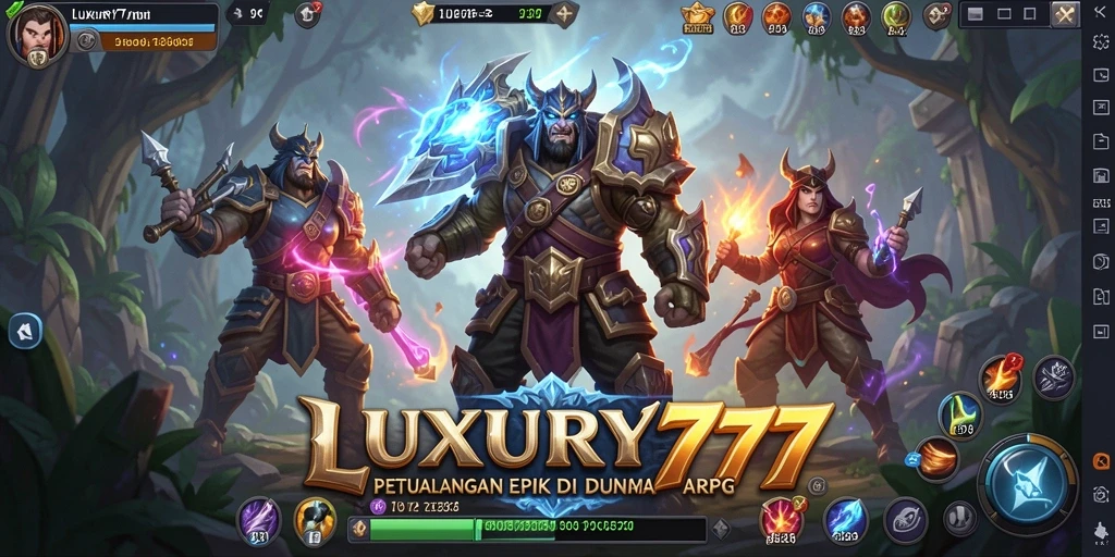 Screenshot menunjukkan aksi seru dalam permainan ARPG.