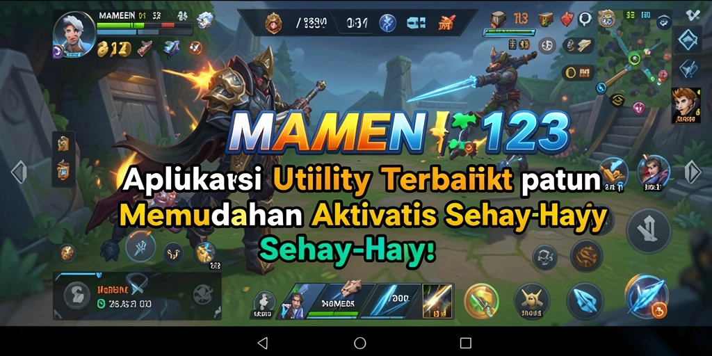 Tampilan antarmuka MAMEN123 yang intuitif dan menarik.