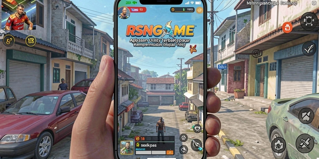 Tampilan antarmuka RSNGAME yang bersih dan mudah digunakan.