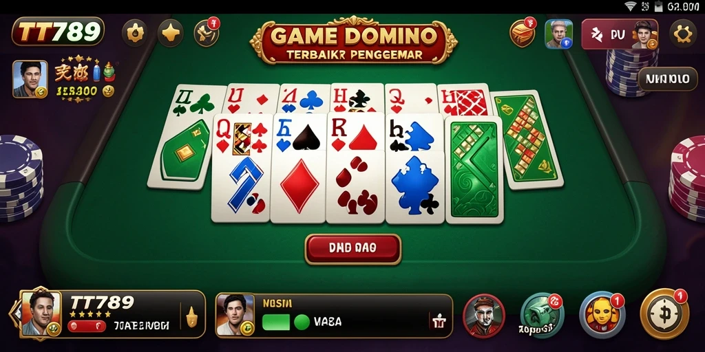 Screenshot gameplay TT789 yang menunjukkan keseruan bermain Domino.