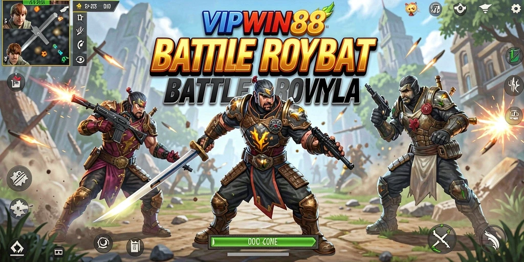 Screenshot utama menunjukkan pertarungan seru dalam VIPWIN88 yang penuh aksi.