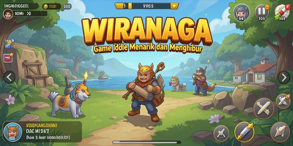 Screenshot gameplay WIRANAGA yang menampilkan suasana bermain yang menarik.